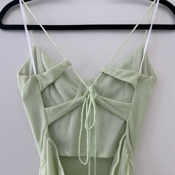 Princess Polly Colette Midi Dress Green - Picture 6 of 9